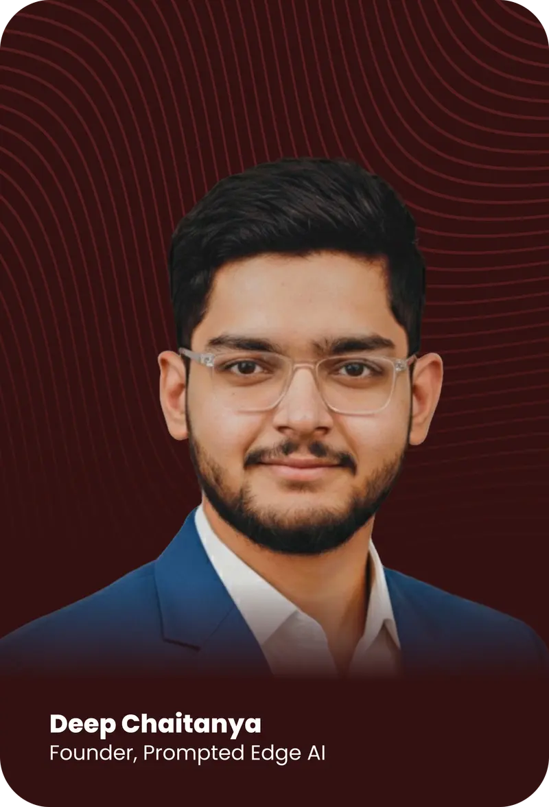 Deep Chaitanya from Cohort Programme